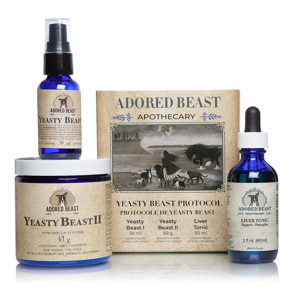Yeasty Beast Protocol for Dogs - 3 product kit